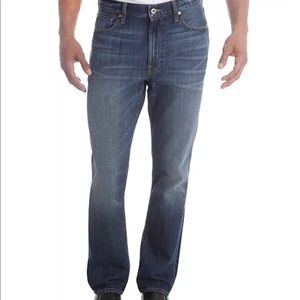 Lucky Brand Men’s Relaxed Straight Fit Denim Jeans Size 34